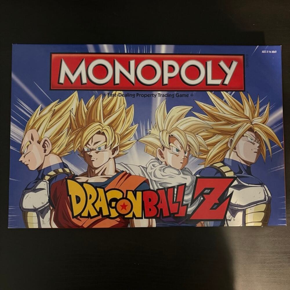 Dragon Ball Z Monopoly Anime Set Complete In Box 100% Board Game 2017